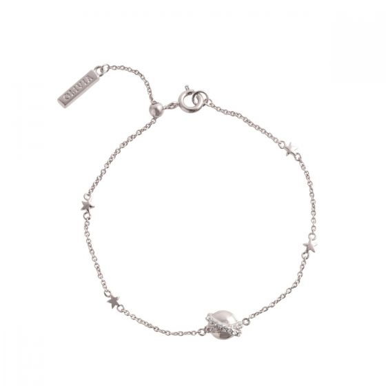 Olivia Burton Planet Silver Chain Bracelet OBJCLB38