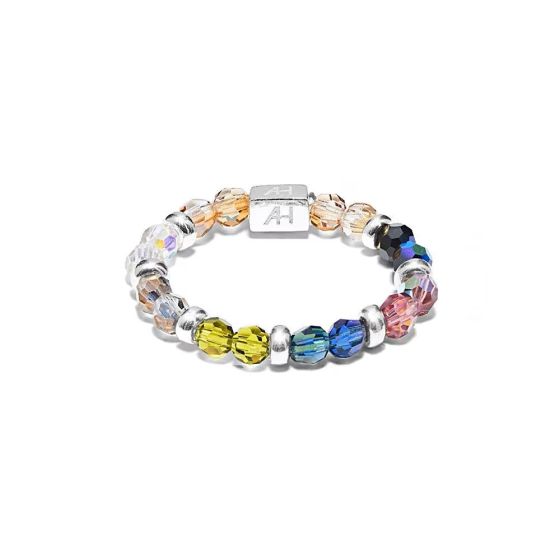 Annie Haak Crystal Shimmer Silver Ring. Item code R0476.
