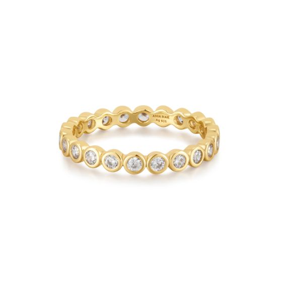 Ania Haie Gold Bezel Set Ring - R058-03G