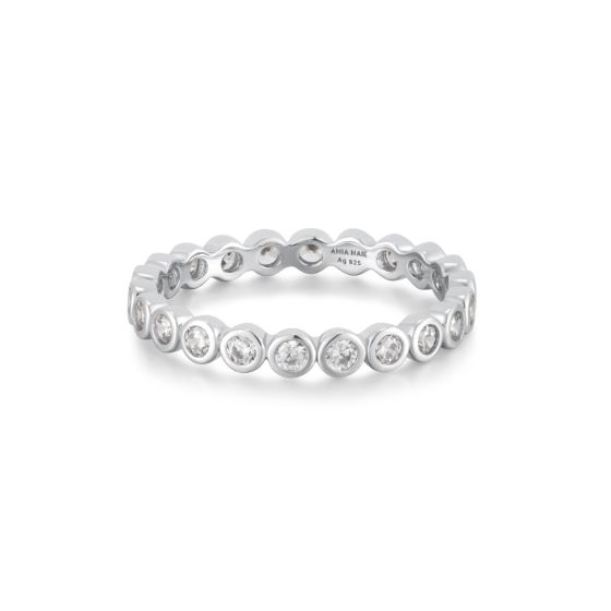 Ania Haie Silver Bezel Set Ring - R058-03H