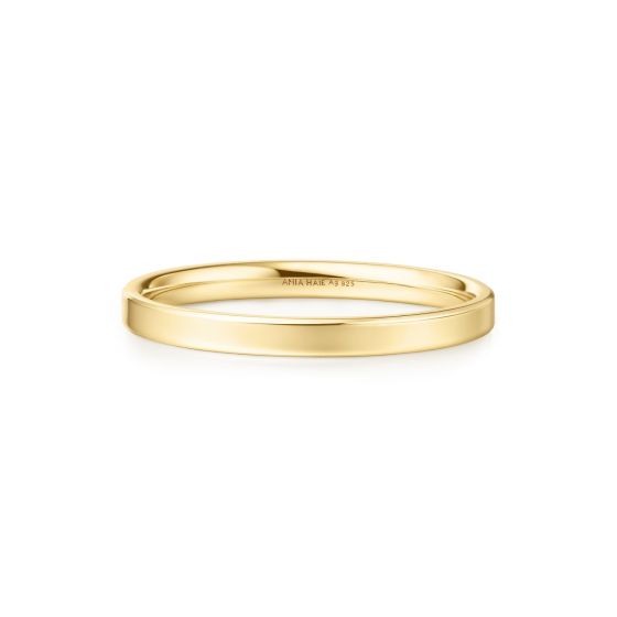 Ania Haie Gold 2mm Smooth Band - R064-02G
