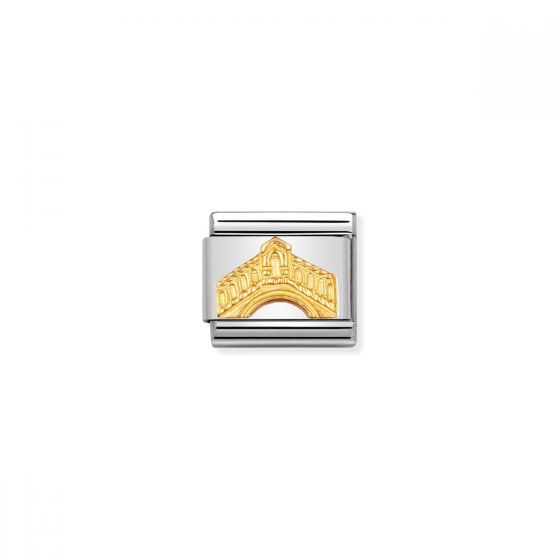 Nomination Classic Monuments Rialto Bridge Charm - 18k Gold - 030123/26