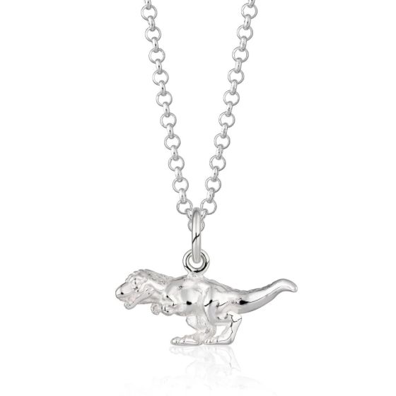 Scream Pretty T-Rex Dinosaur Necklace - Silver - SPCNSTREX-1