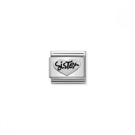 Nomination Classic Sister Heart Charm - 330101/11