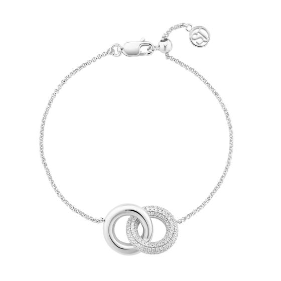 Sif Jakobs Carrara Bracelet - Silver with White Zirconia - SJ-B2477-CZ