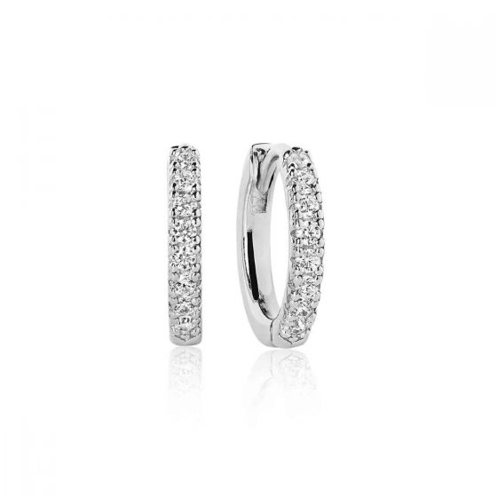 Sif Jakobs Ellera Earrings - Silver with White Zirconia SJ-E2859-CZ