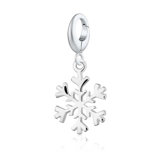Lily Charmed Snowflake Charm Silver - item number CSSF