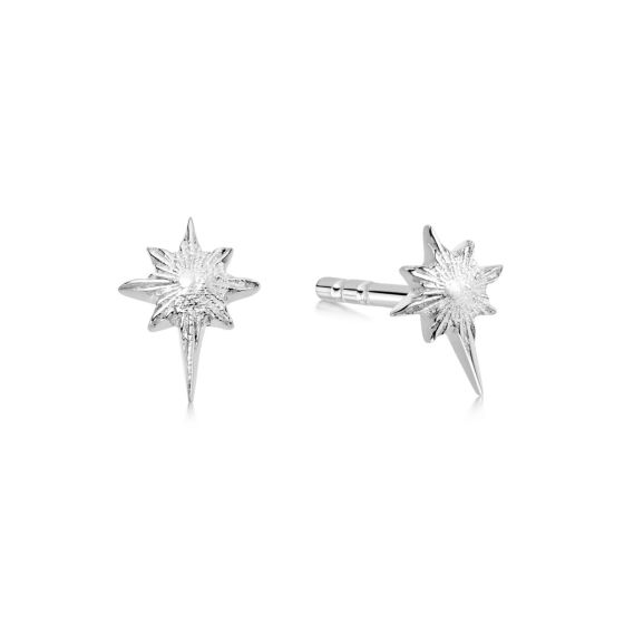 Daisy Super Star Stud Earrings - Silver ST07_SLV