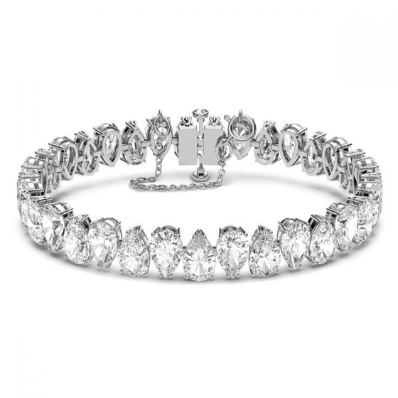 Swarovski Millenia Pear Cut Bracelet - White with Rhodium Plating 5598350