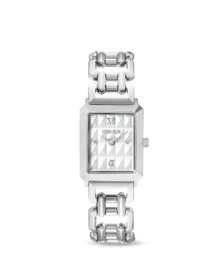 Coeur De Lion Iconic Spikes Silver Statement Watch - Silver - 7670741717