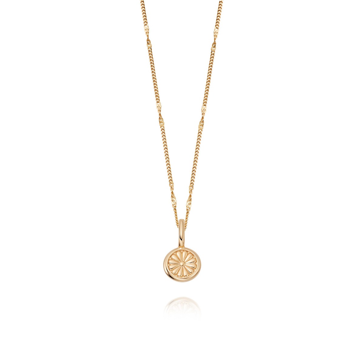Daisy Bloom Mini Pendant Necklace - Gold DN01_GP