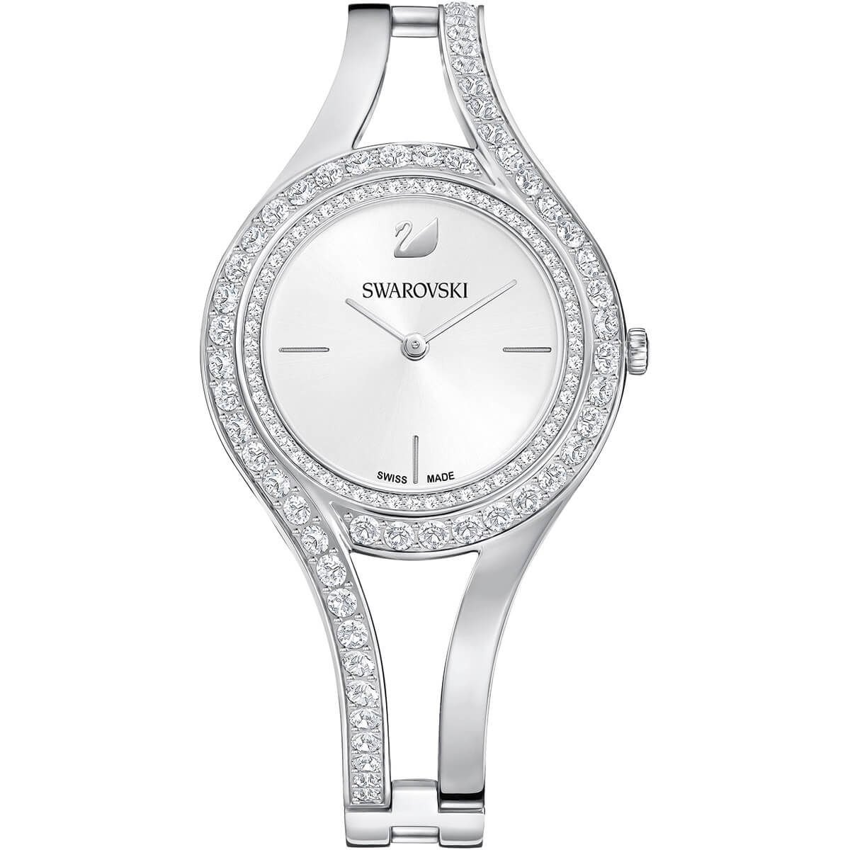 Swarovski Eternal Watch, Metal Bracelet, White, Silver Tone 5377545