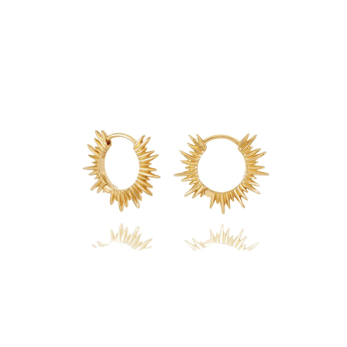 Rachel Jackson Electric Goddess Mini Huggie Hoop Earrings Gold EGE8GP