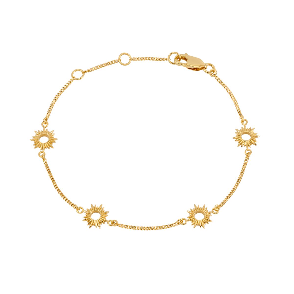 Rachel Jackson Mini Eternal Sun Bracelet Gold EGMB2GP
