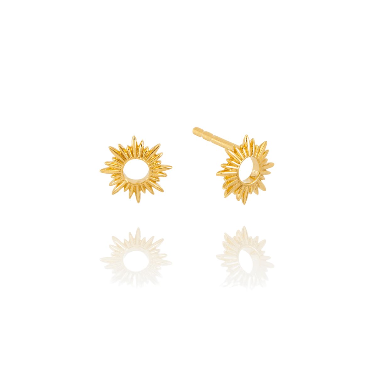 Rachel Jackson Eternal Sun Stud Earrings Gold EGME1GP