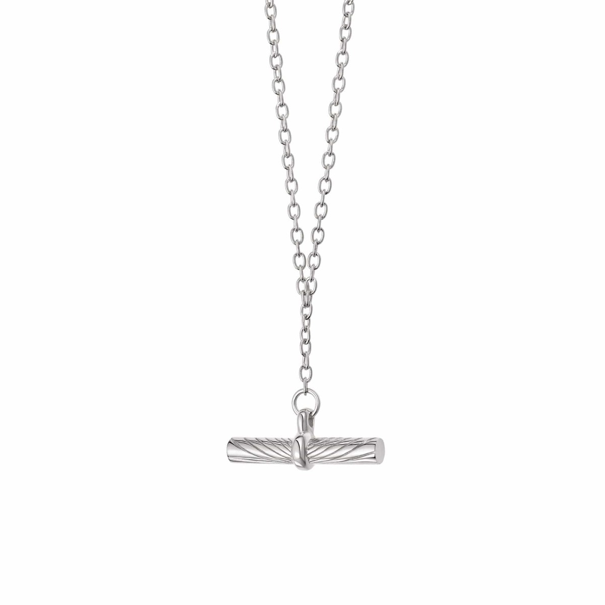 Daisy Estee Lalonde T-Bar Necklace - Silver - ELN04_SLV