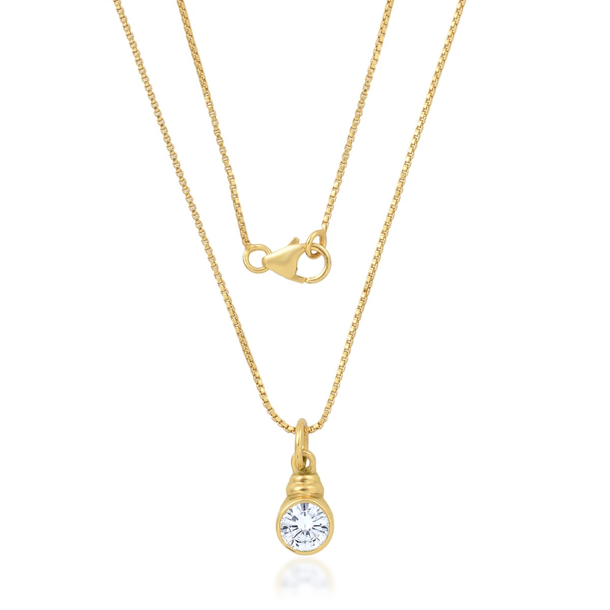 Shyla London Estelle Necklace - Clear Crystal