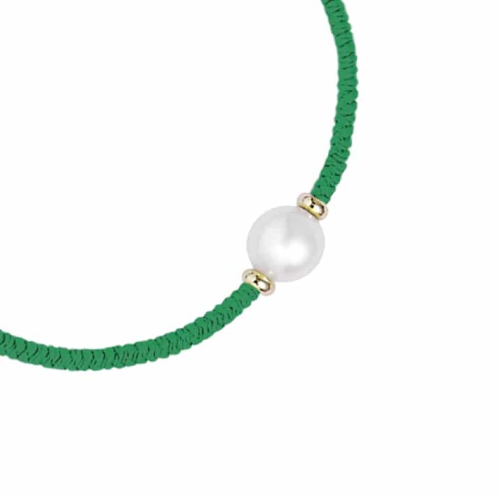 Jersey Pearl Tassel Bracelet - Jade 1728460