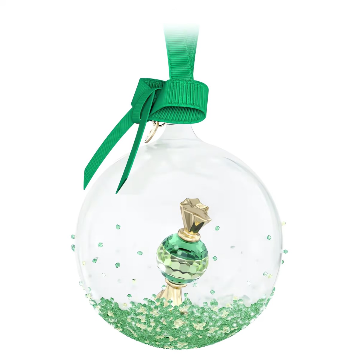 Swarovski Crystal Holiday Cheers Dulcis Ball Ornament - Green 5688312
