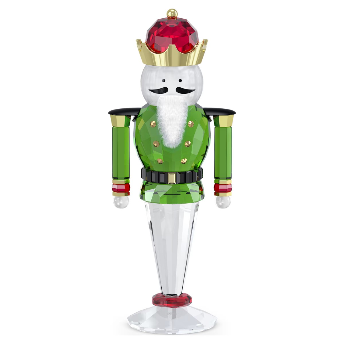 Swarovski Holiday Cheers Green Nutcracker - Large