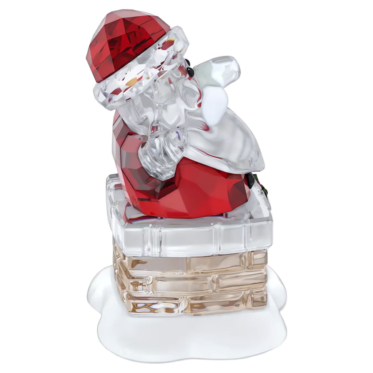 Swarovski Crystal Holiday Cheers Santa Claus and Chimney - 5701507