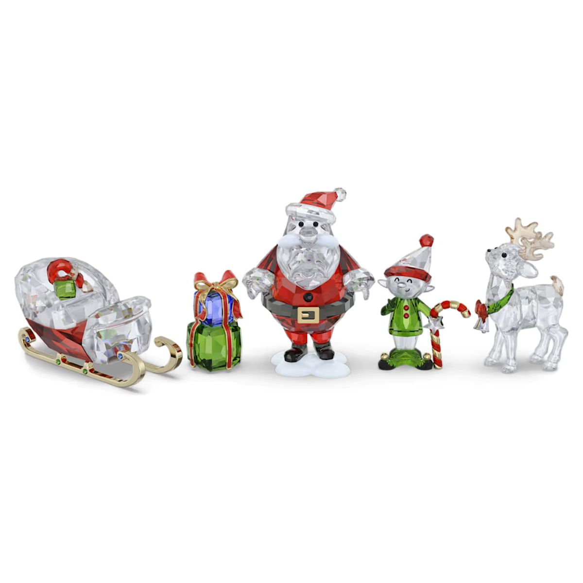 Swarovski Crystal Holiday Cheers Santa Story Set - 5713797