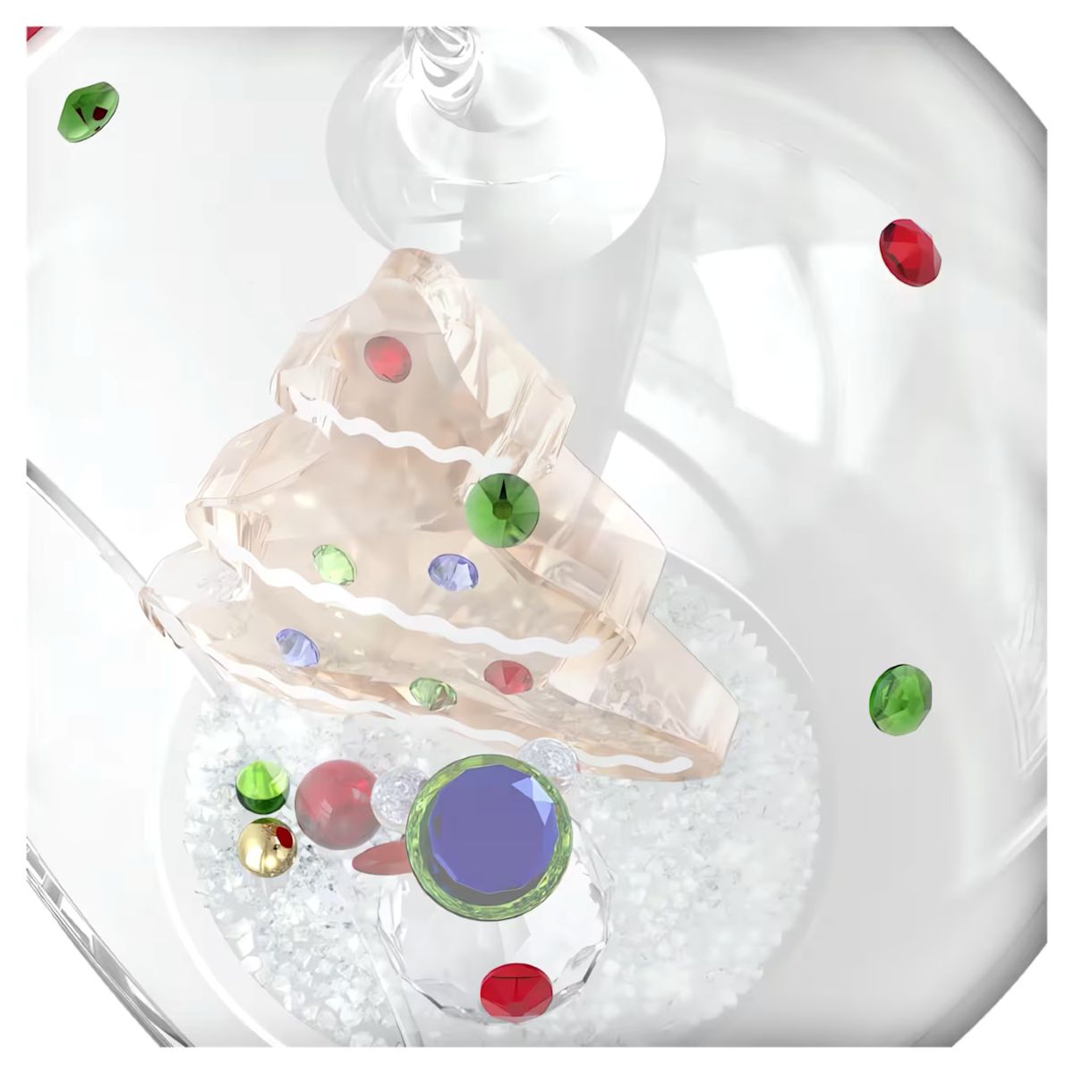 Swarovski Crystal Holiday Cheers Tree and Snowman Ball Ornament - 5701509