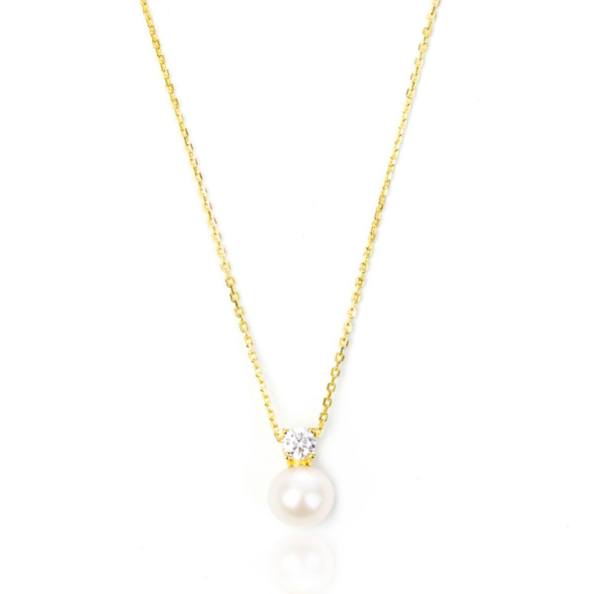 Georgini Oceans Noosa Freshwater Pearl Necklace - Gold - IP895G