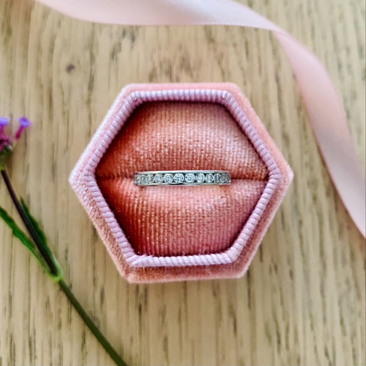 Raphael Collection Half Eternity Ring - Channel Set - Round Brilliant HET1310