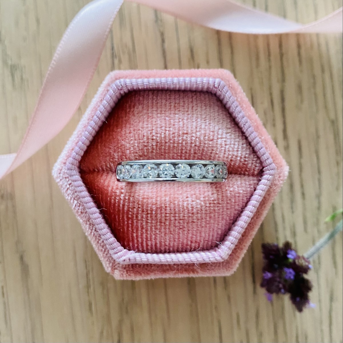 Raphael Collection Half Eternity Ring - Channel Set HET2619