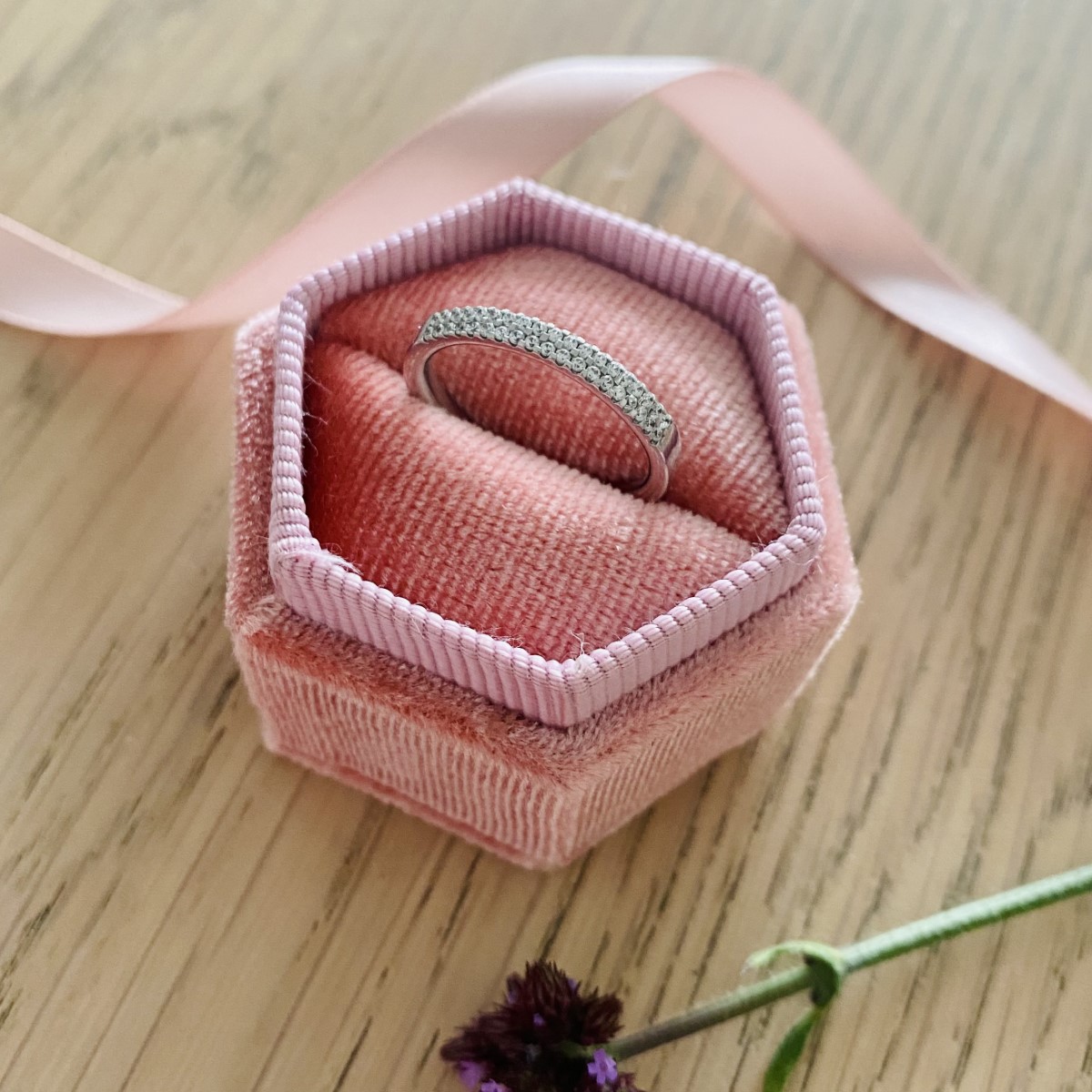 Raphael Collection Half Eternity Ring - Micro-claw Set HET1525