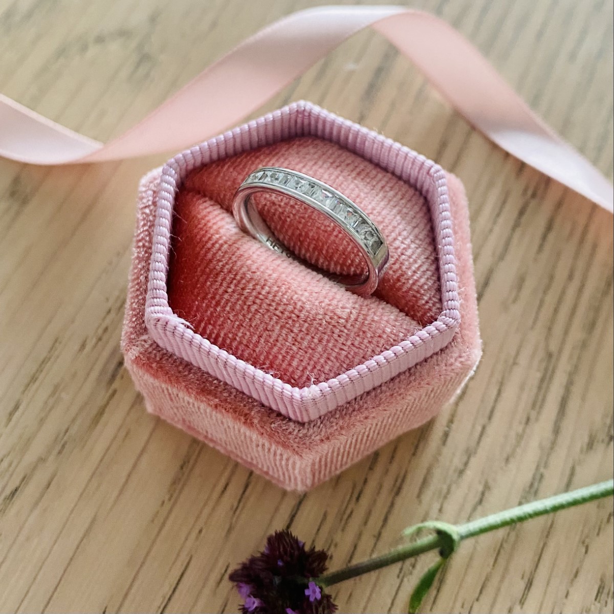 Raphael Collection Half Eternity Ring - Channel Set - Baguette Cut HET917