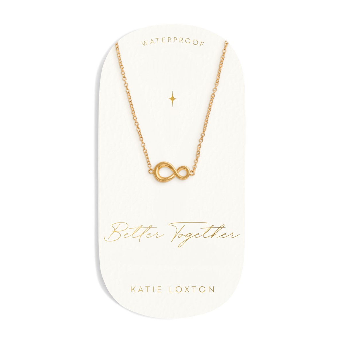 Katie Loxton 'Better Together' Waterproof Gold Charm Necklace KLJ6377