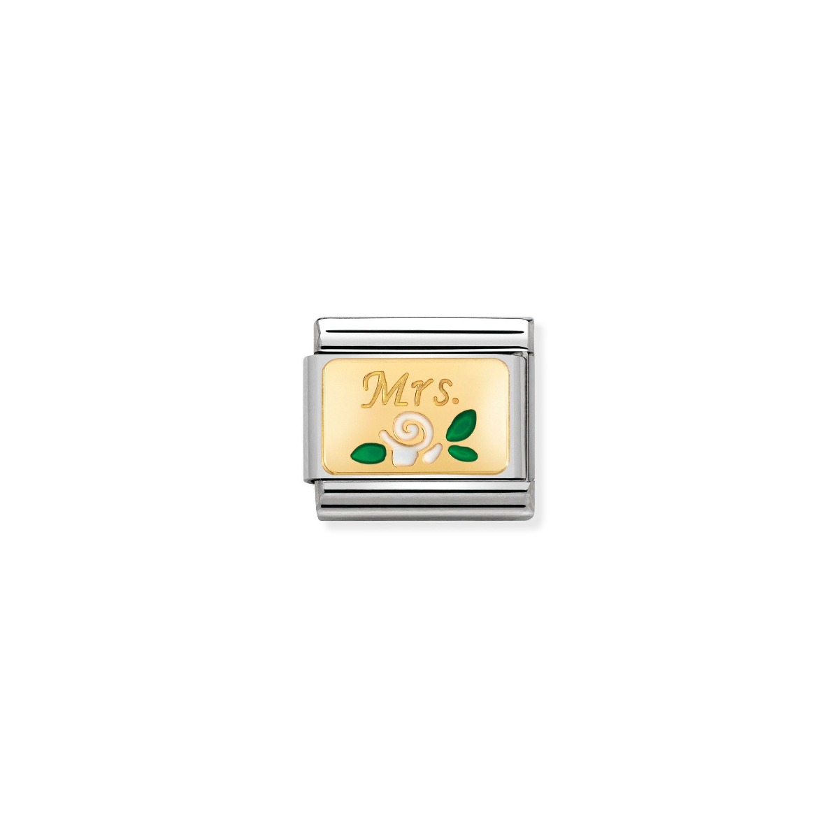 Nomination Classic Mrs Rose Charm - 18k Gold - 030284/24