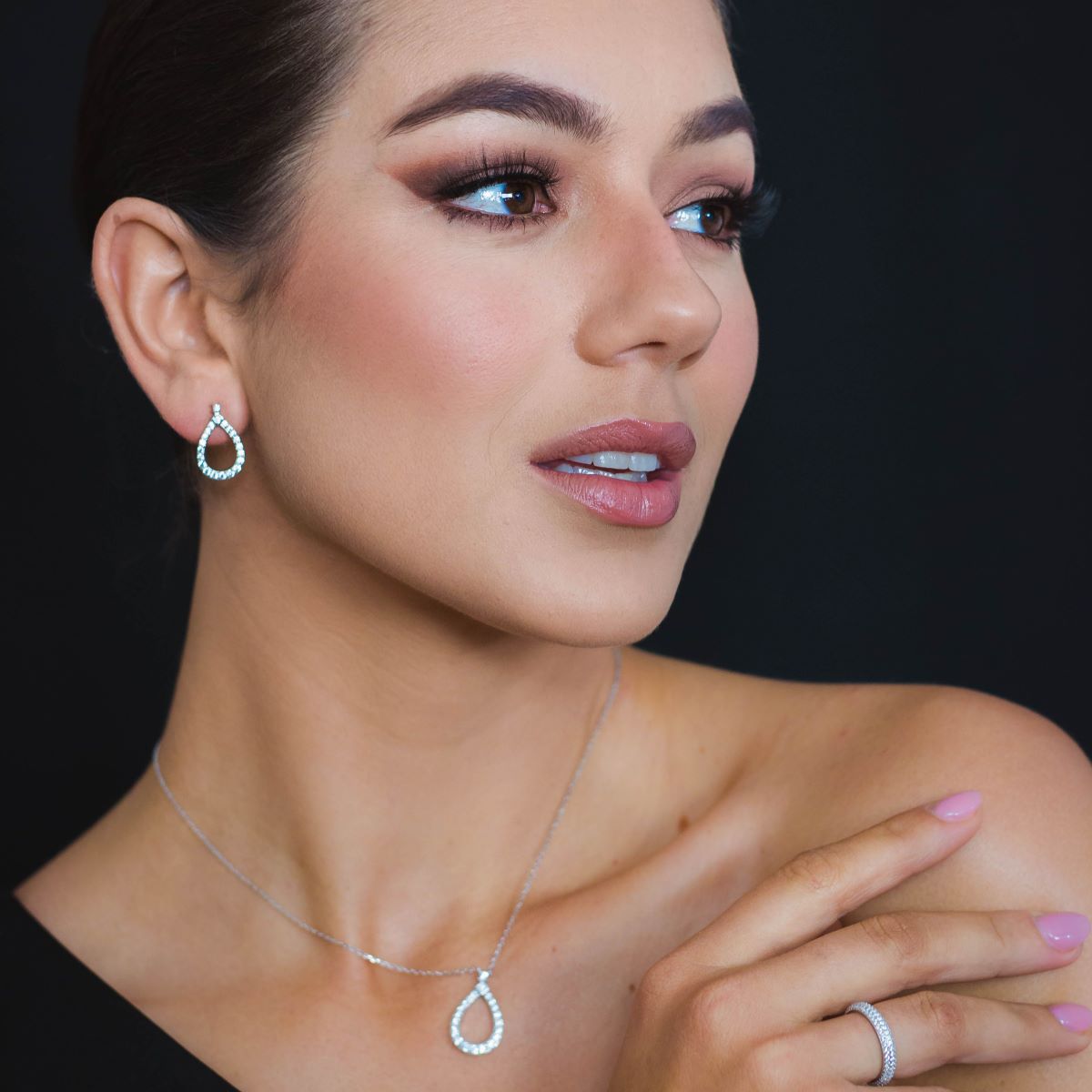 Georgini Goddess Freya Earrings - Silver - IE1117W