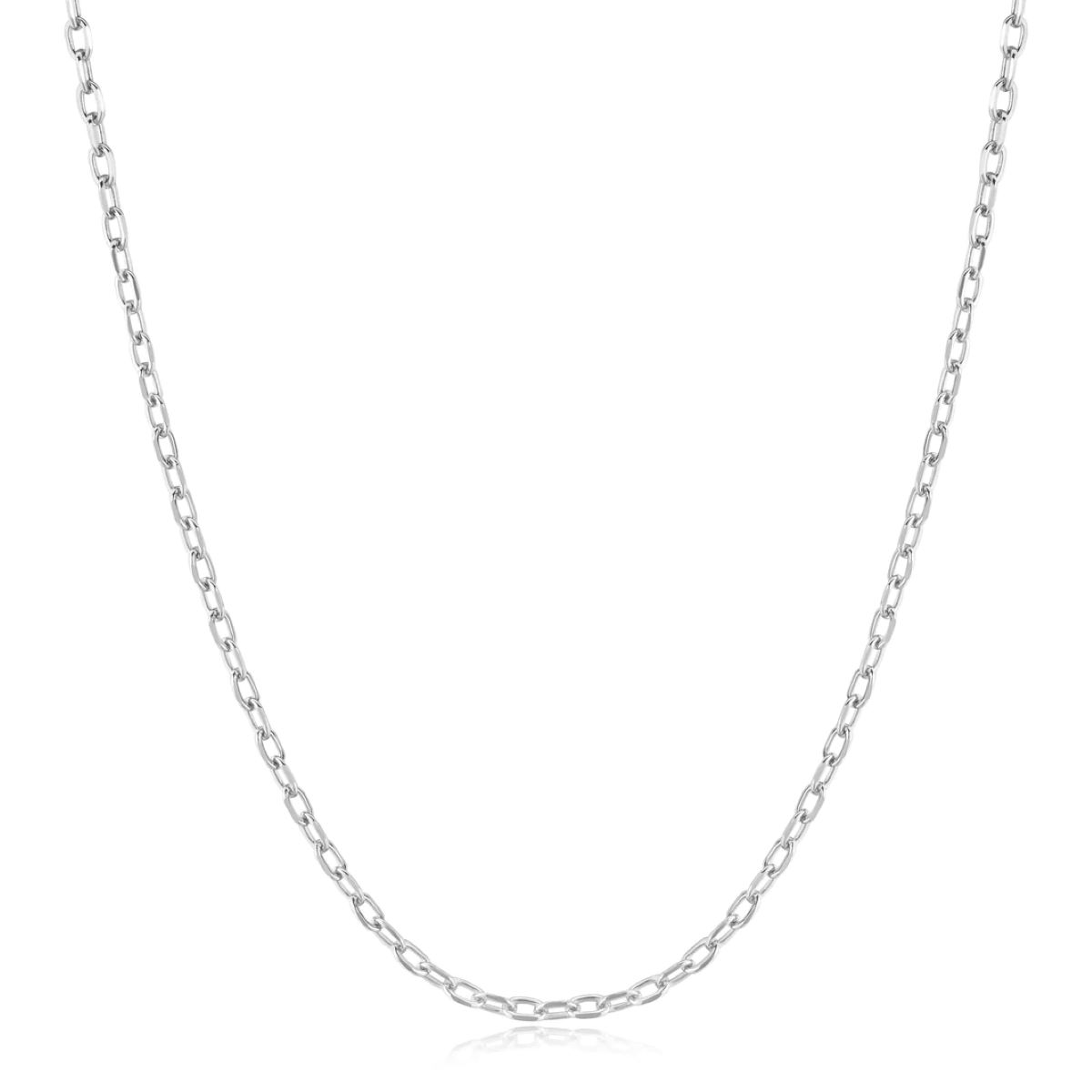 Ania Haie Silver Rectangle Link Chain Necklace - N060-03H