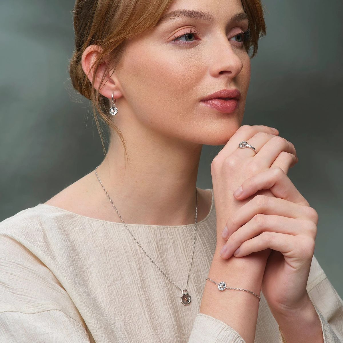 Clogau Nos Da Silver Stud Earrings - 3SNDA0719