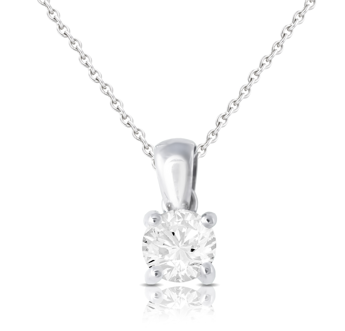 Brown & Newirth Round Brilliant Diamond Pendant