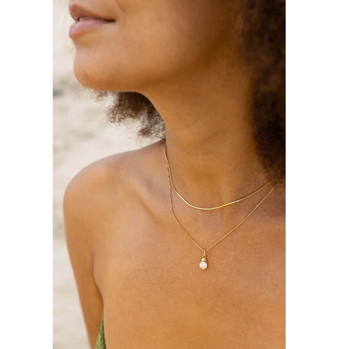 Shyla London Estelle Necklace - Clear Crystal