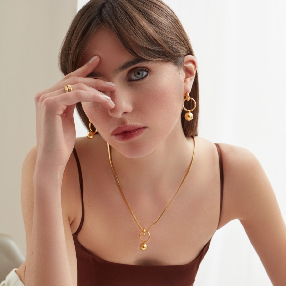 Shyla London Layla Solid Ball Earrings