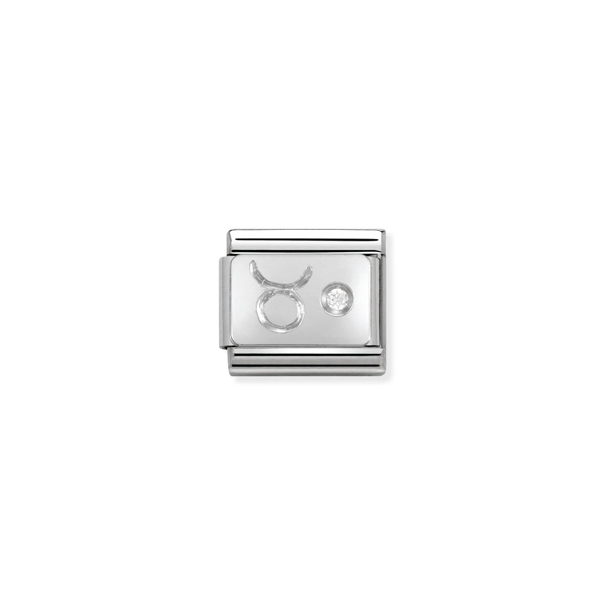Nomination Silver and Zirconia Classic Taurus Charm - 330302/02
