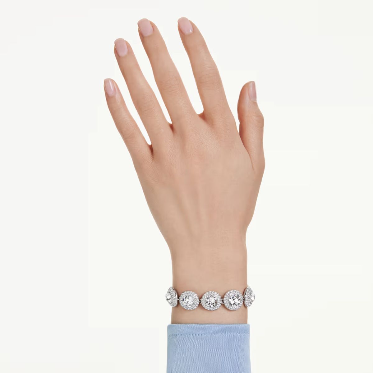 Swarovski Una Angelic Bracelet - White with Rhodium Plating - 5735343